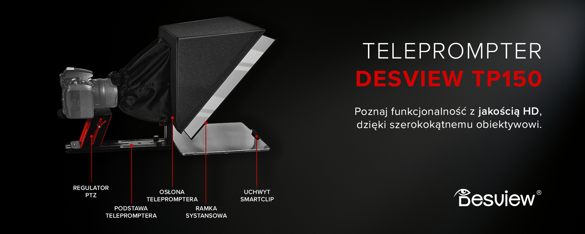 Teleprompter Desview TP150